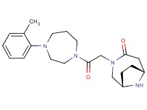 rel-(1S,6R)-3-{2-[4-(2-methylphenyl)-1,4-diazepan-1-yl]-2-oxoethyl}-3,9-diazabicyclo[4.2.1]nonan-4-one dihydrochloride
