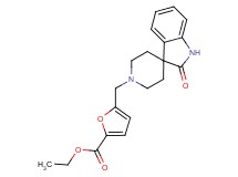 ethyl 5-[(2-oxo-1,2-dihydro-1'H-spiro[indole-3,4'-piperidin]-1'-yl)methyl]-2-furoate