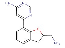 6-[2-(aminomethyl)-2,3-dihydro-1-benzofuran-7-yl]pyrimidin-4-amine