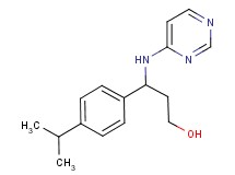 3-(4-isopropylphenyl)-3-(pyrimidin-4-ylamino)propan-1-ol
