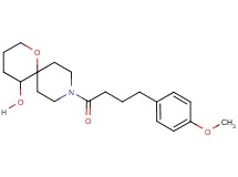 9-[4-(4-methoxyphenyl)butanoyl]-1-oxa-9-azaspiro[5.5]undecan-5-ol