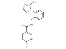 N-[2-(2-methyl-1H-imidazol-1-yl)benzyl]-6-oxo-1,4,5,6-tetrahydropyridazine-3-carboxamide