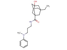 3-ethyl-5-hydroxy-N-{3-[methyl(phenyl)amino]propyl}adamantane-1-carboxamide
