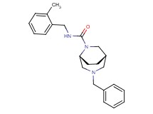 (1S*,5R*)-3-benzyl-N-(2-methylbenzyl)-3,6-diazabicyclo[3.2.2]nonane-6-carboxamide