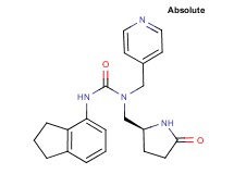 N'-(2,3-dihydro-1H-inden-4-yl)-N-{[(2S)-5-oxopyrrolidin-2-yl]methyl}-N-(pyridin-4-ylmethyl)urea