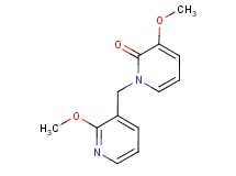 3-methoxy-1-[(2-methoxypyridin-3-yl)methyl]pyridin-2(1H)-one