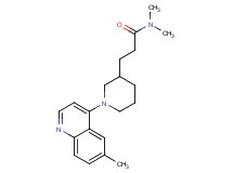 N,N-dimethyl-3-[1-(6-methyl-4-quinolinyl)-3-piperidinyl]propanamide