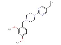2-[4-(2,4-dimethoxybenzyl)piperazin-1-yl]-5-ethylpyrimidine