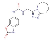 N-(2-oxo-2,3-dihydro-1,3-benzoxazol-6-yl)-N'-(6,7,8,9-tetrahydro-5H-[1,2,4]triazolo[4,3-a]azepin-3-ylmethyl)urea