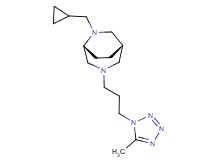 (1S*,5R*)-6-(cyclopropylmethyl)-3-[3-(5-methyl-1H-tetrazol-1-yl)propyl]-3,6-diazabicyclo[3.2.2]nonane