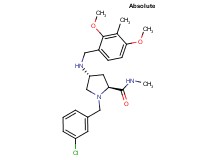 (4R)-1-(3-chlorobenzyl)-4-[(2,4-dimethoxy-3-methylbenzyl)amino]-N-methyl-L-prolinamide