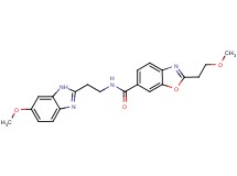 N-[2-(6-methoxy-1H-benzimidazol-2-yl)ethyl]-2-(2-methoxyethyl)-1,3-benzoxazole-6-carboxamide