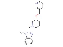 1-methyl-2-{[3-(3-pyridinylmethoxy)-1-piperidinyl]methyl}-1H-benzimidazole