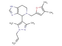 4-(1-allyl-3,5-dimethyl-1H-pyrazol-4-yl)-5-[(4,5-dimethyl-2-furyl)methyl]-4,5,6,7-tetrahydro-1H-imidazo[4,5-c]pyridine