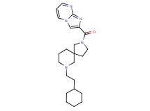 7-(2-cyclohexylethyl)-2-(imidazo[1,2-a]pyrimidin-2-ylcarbonyl)-2,7-diazaspiro[4.5]decane