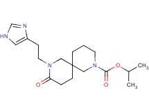 isopropyl 8-[2-(1H-imidazol-4-yl)ethyl]-9-oxo-2,8-diazaspiro[5.5]undecane-2-carboxylate