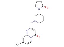 8-methyl-2-{[3-(2-oxopyrrolidin-1-yl)piperidin-1-yl]methyl}-4H-pyrido[1,2-a]pyrimidin-4-one