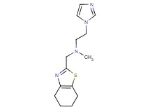 2-(1H-imidazol-1-yl)-N-methyl-N-(4,5,6,7-tetrahydro-1,3-benzothiazol-2-ylmethyl)ethanamine