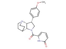 6-{[(3R*,3aR*,7aR*)-3-(4-methoxyphenyl)hexahydro-4,7-ethanopyrrolo[3,2-b]pyridin-1(2H)-yl]carbonyl}pyridin-2(1H)-one