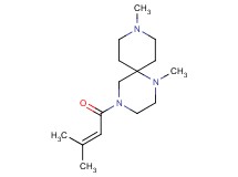 1,9-dimethyl-4-(3-methylbut-2-enoyl)-1,4,9-triazaspiro[5.5]undecane