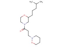 2-{3-[2-(4-methylpentyl)-4-morpholinyl]-3-oxopropyl}-1,2-oxazinane