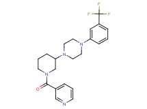 1-[1-(3-pyridinylcarbonyl)-3-piperidinyl]-4-[3-(trifluoromethyl)phenyl]piperazine