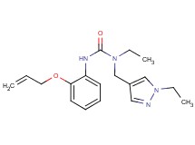 N'-[2-(allyloxy)phenyl]-N-ethyl-N-[(1-ethyl-1H-pyrazol-4-yl)methyl]urea