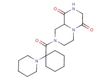 8-[(1-piperidin-1-ylcyclohexyl)carbonyl]tetrahydro-2H-pyrazino[1,2-a]pyrazine-1,4(3H,6H)-dione