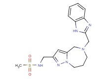 N-{[5-(1H-benzimidazol-2-ylmethyl)-5,6,7,8-tetrahydro-4H-pyrazolo[1,5-a][1,4]diazepin-2-yl]methyl}methanesulfonamide