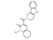 1-methyl-3-(1,3,4,5-tetrahydro-2H-pyrido[4,3-b]indol-2-ylcarbonyl)-5,6,7,8-tetrahydro-2(1H)-quinolinone