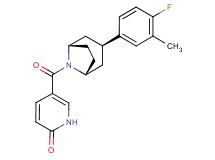5-{[(3-endo)-3-(4-fluoro-3-methylphenyl)-8-azabicyclo[3.2.1]oct-8-yl]carbonyl}-2(1H)-pyridinone