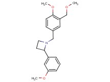 1-[4-methoxy-3-(methoxymethyl)benzyl]-2-(3-methoxyphenyl)azetidine