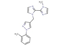 1-methyl-1'-{[1-(2-methylphenyl)-1H-pyrazol-4-yl]methyl}-1H,1'H-2,2'-biimidazole