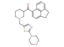 1,2-dihydro-5-acenaphthylenyl(1-{[2-(4-morpholinyl)-1,3-thiazol-5-yl]methyl}-3-piperidinyl)methanone