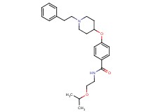 N-(2-isopropoxyethyl)-4-{[1-(2-phenylethyl)-4-piperidinyl]oxy}benzamide