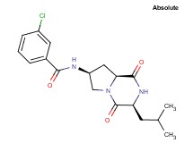 3-chloro-N-[(3S,7S,8aS)-3-isobutyl-1,4-dioxooctahydropyrrolo[1,2-a]pyrazin-7-yl]benzamide