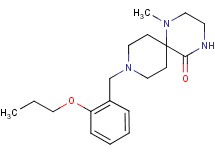 1-methyl-9-(2-propoxybenzyl)-1,4,9-triazaspiro[5.5]undecan-5-one