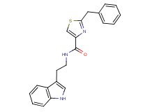 2-benzyl-N-[2-(1H-indol-3-yl)ethyl]-1,3-thiazole-4-carboxamide