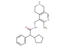 2-cyclopentyl-N-[(3-methyl-5,6,7,8-tetrahydro-2,7-naphthyridin-4-yl)methyl]-2-phenylacetamide
