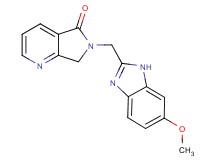 6-[(6-methoxy-1H-benzimidazol-2-yl)methyl]-6,7-dihydro-5H-pyrrolo[3,4-b]pyridin-5-one