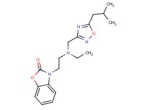 3-(2-{ethyl[(5-isobutyl-1,2,4-oxadiazol-3-yl)methyl]amino}ethyl)-1,3-benzoxazol-2(3H)-one