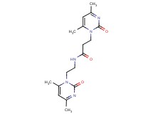 3-(4,6-dimethyl-2-oxopyrimidin-1(2H)-yl)-N-[2-(4,6-dimethyl-2-oxopyrimidin-1(2H)-yl)ethyl]propanamide