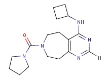 N-cyclobutyl-7-(pyrrolidin-1-ylcarbonyl)-6,7,8,9-tetrahydro-5H-pyrimido[4,5-d]azepin-4-amine