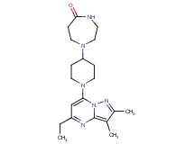 1-[1-(5-ethyl-2,3-dimethylpyrazolo[1,5-a]pyrimidin-7-yl)piperidin-4-yl]-1,4-diazepan-5-one