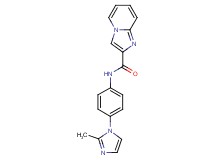 N-[4-(2-methyl-1H-imidazol-1-yl)phenyl]imidazo[1,2-a]pyridine-2-carboxamide trifluoroacetate