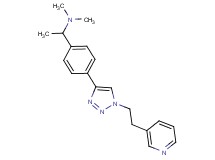 N,N-dimethyl-1-{4-[1-(2-pyridin-3-ylethyl)-1H-1,2,3-triazol-4-yl]phenyl}ethanamine