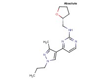 4-(3-methyl-1-propyl-1H-pyrazol-4-yl)-N-[(2R)-tetrahydrofuran-2-ylmethyl]pyrimidin-2-amine