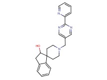 1'-{[2-(2-pyridinyl)-5-pyrimidinyl]methyl}-2,3-dihydrospiro[indene-1,4'-piperidin]-2-ol