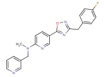 5-[3-(4-fluorobenzyl)-1,2,4-oxadiazol-5-yl]-N-methyl-N-(3-pyridinylmethyl)-2-pyridinamine