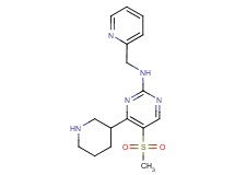 5-(methylsulfonyl)-4-(3-piperidinyl)-N-(2-pyridinylmethyl)-2-pyrimidinamine dihydrochloride
